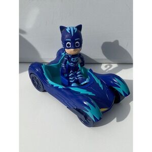 PJ Masks Cat-Car Toy, Hero Vehicle with 2 CatBoy Action Figures, Loose, EUC